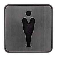Arino Табличка WC MAN сталь