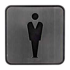 Arino Табличка WC MAN сталь