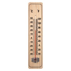 Термометр дерев'яний кімнатний побутовий, -40 +50 °C 