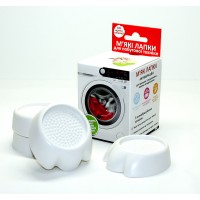 Антивібраційна підставка під пральну машину біла