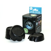 Антивібраційна підставка під пральну машину чорна