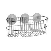 Сітка-кошик для кухонного приладдя на присосках 