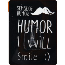 Гачок пластиковий одинарний, силіконова основа 