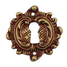 Накладка меблева Ompporro 658, полірована циліндр, античне золото