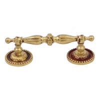 Меблева ручка тягнуча Ompporro 423 L- 90 мм, античне золото