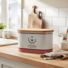 Хлібниця Country, білий, 17,8*33,8*20 см, овальна