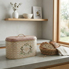 Хлібниця Rosy, рожевий, 17,8 * 33,8 * 20 см, овальна