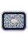 Таця Azulejo, білий та синій, 23,3*30,7 см, прямокутна