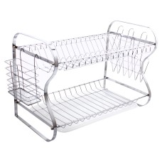 Сушарка для посуду дворівнева 