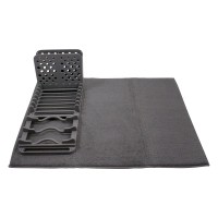 Сушарка для посуду з килимком 