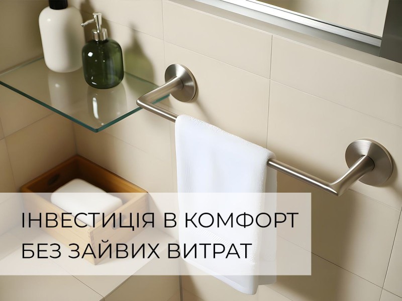 Які аксесуари для ванної кімнати служать довше: як вибрати надійні рішення і не переплачувати