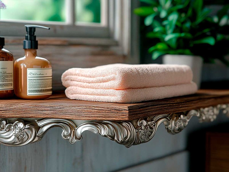 Як вибрати поличку для ванної: поради щодо матеріалів та конструкції