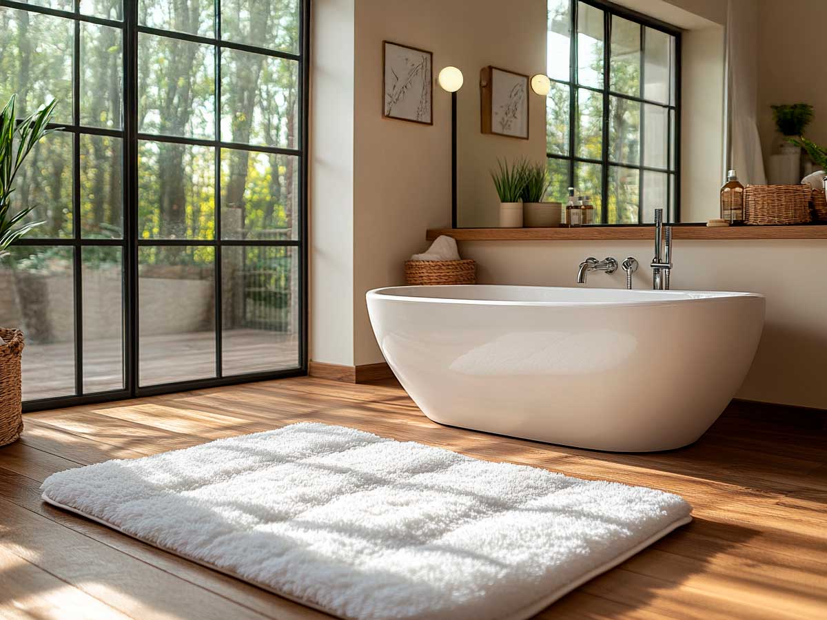 Як вибрати килимок для ванної: поради та рекомендації